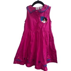 Vintage Disney Store Esmeralda Hunchback of Notre Dame Pink Dress Kids 5/6 90s